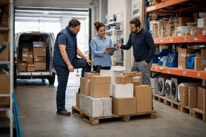 Operativa de almacén y logística de Latiendadeelectricidad.com en Beniparrell